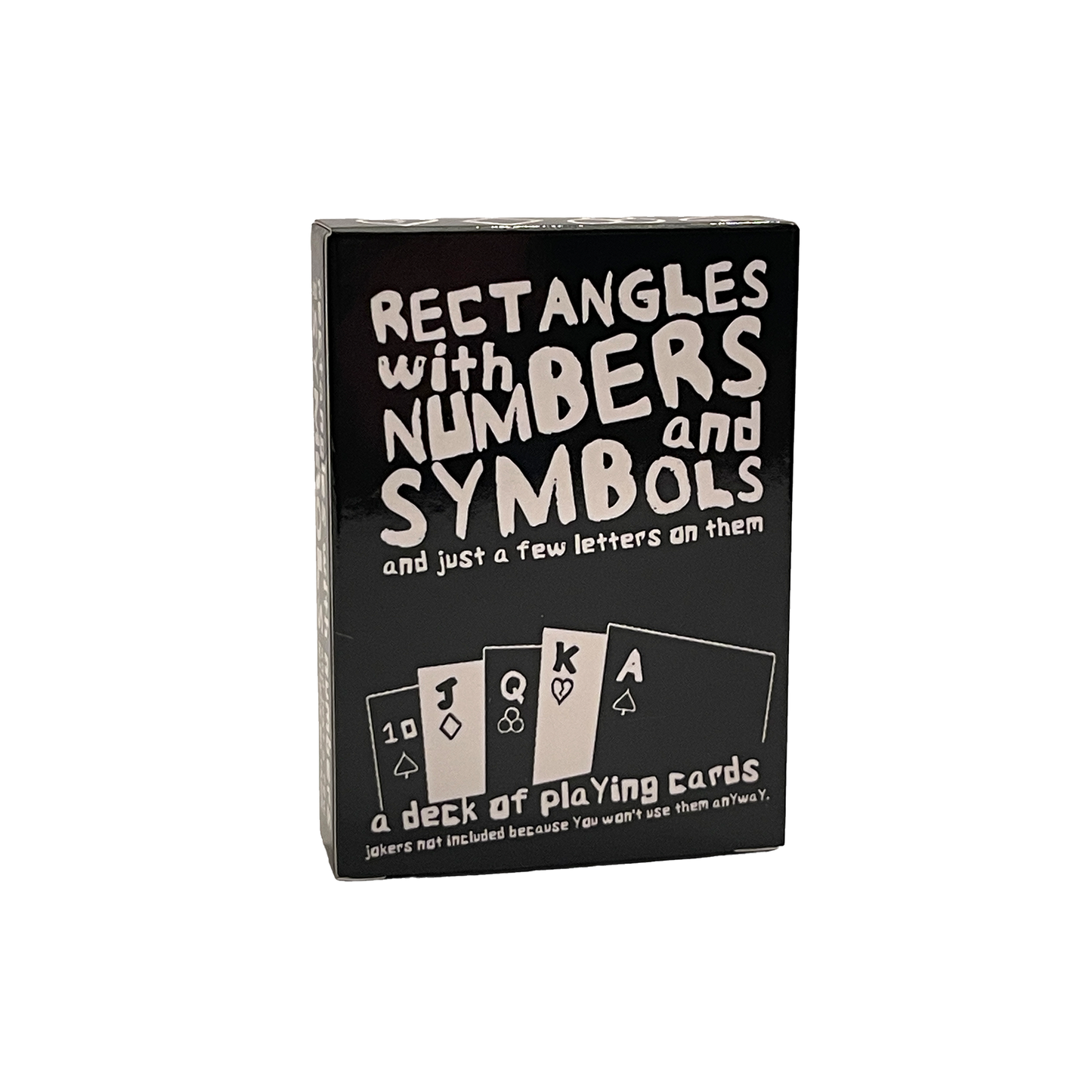 Rectangles With Numbers and Symbols and Just A Few Letters on Them