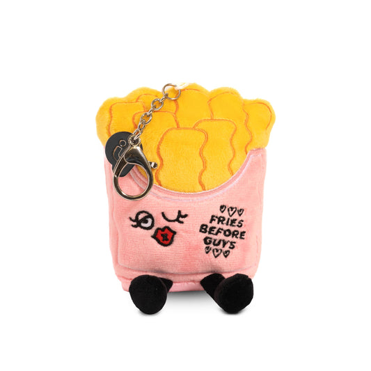 Plush Fries Bag Charm  Soft Cuddly Toy Funny Cute Gift