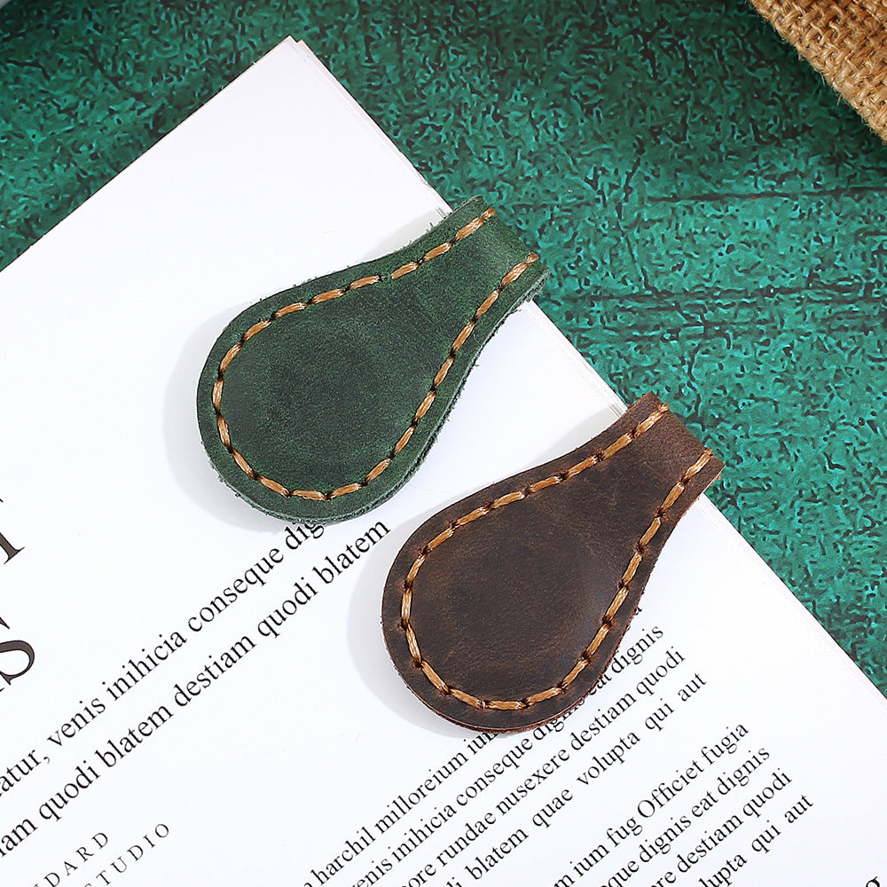 Leather Magnetic Bookmark