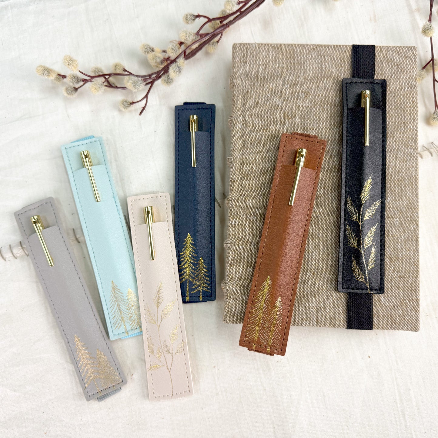 Elastic Pen Holder-Trees