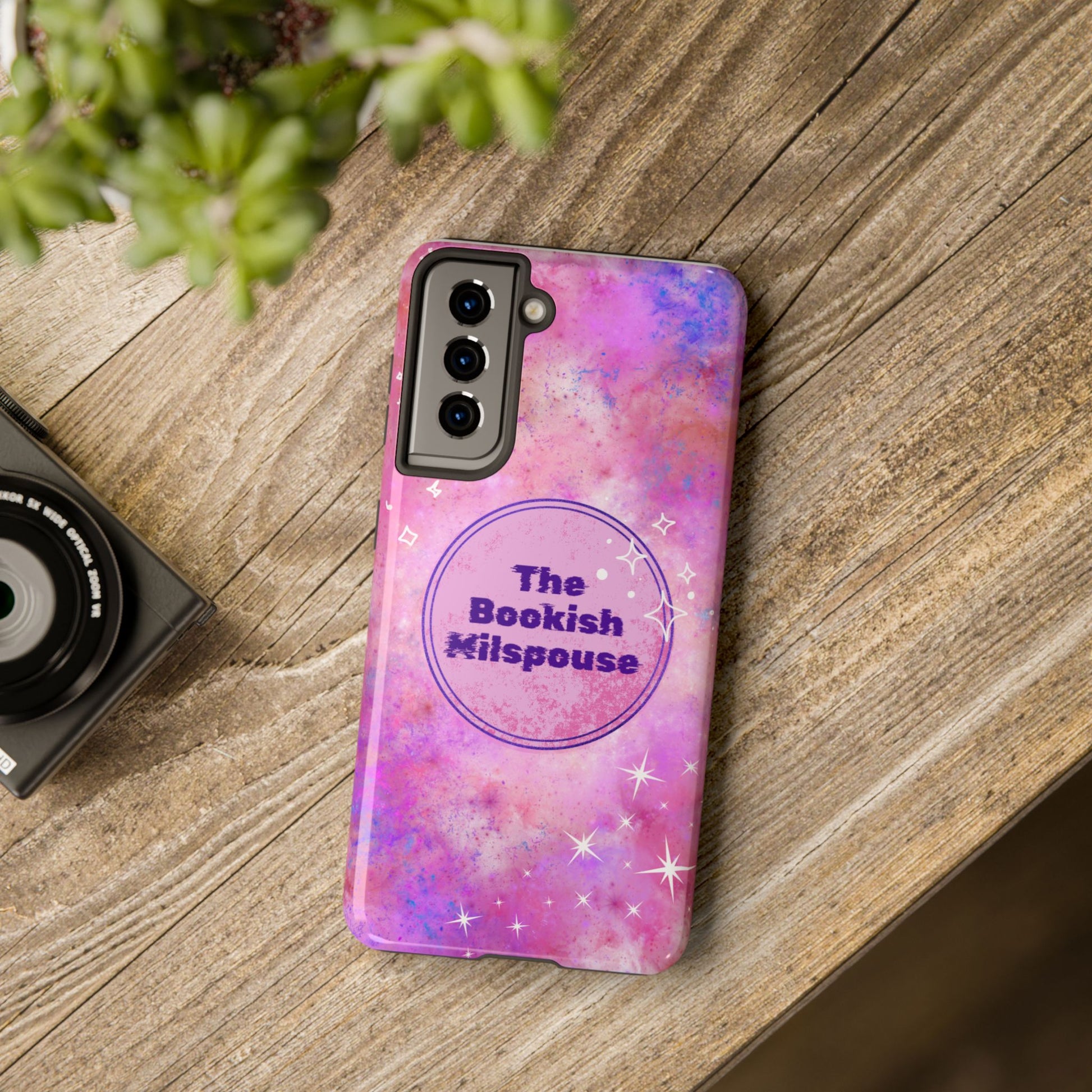 The Bookish Milspouse Pink Sky Tough Phone Cases - Creative By Sanchez