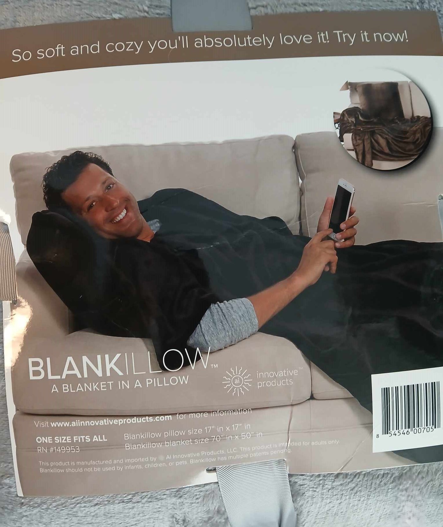 Blankillow Pillow and Blanket Combo