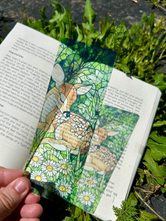 Bambi Fawn Bookmark - Magical Woodland Deer, Enchanting Forest-Themed Book Accessory for Nature Lovers