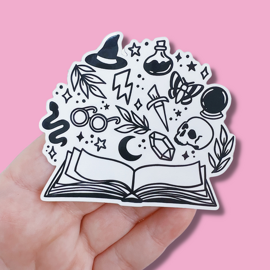 Books are Magic Vinyl Sticker Die Cut