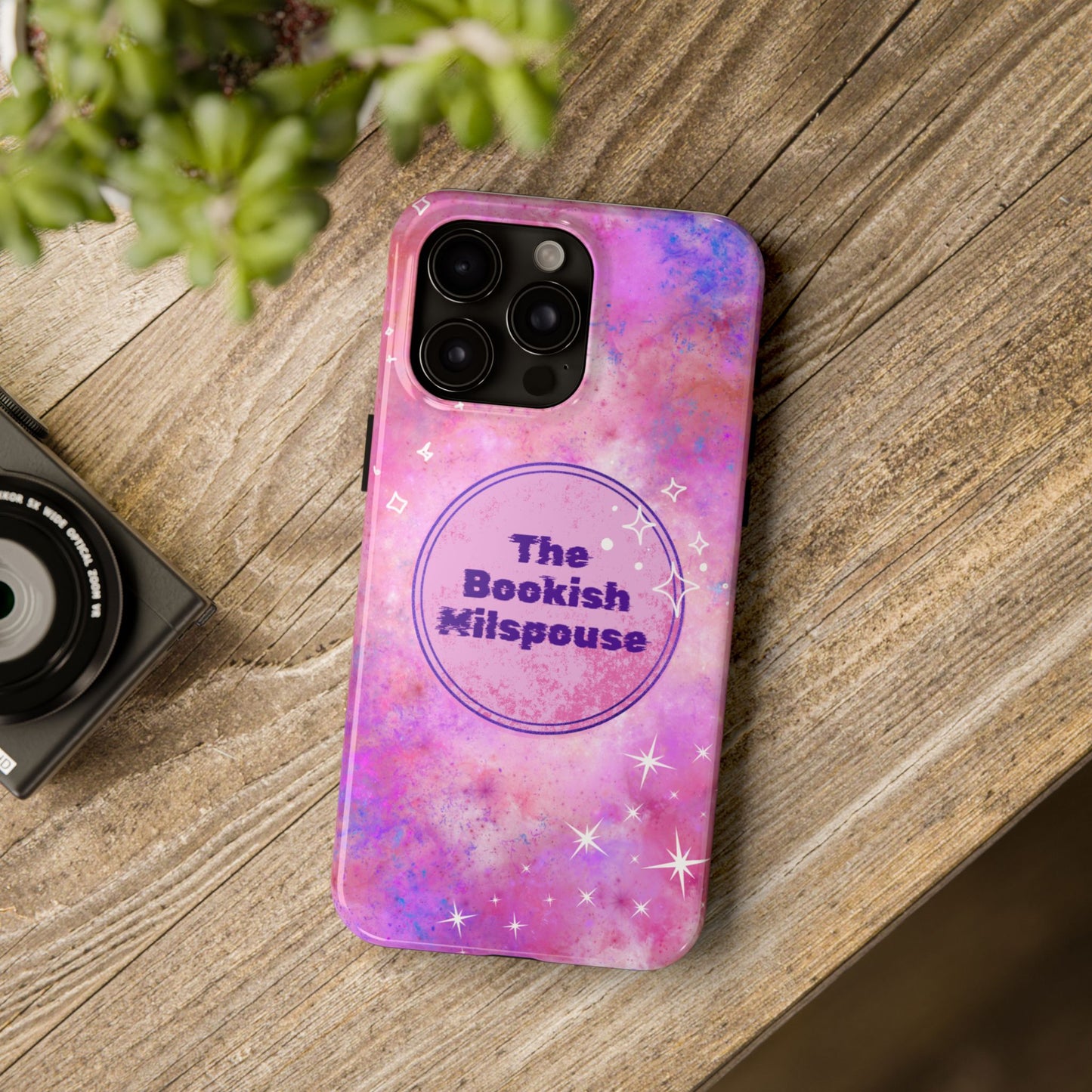 The Bookish Milspouse Pink Sky Tough Phone Cases - Creative By Sanchez