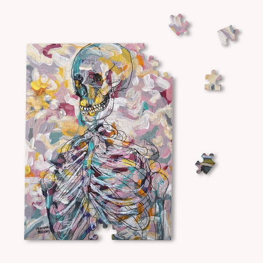 Pastel Skeleton Fine Art Puzzle