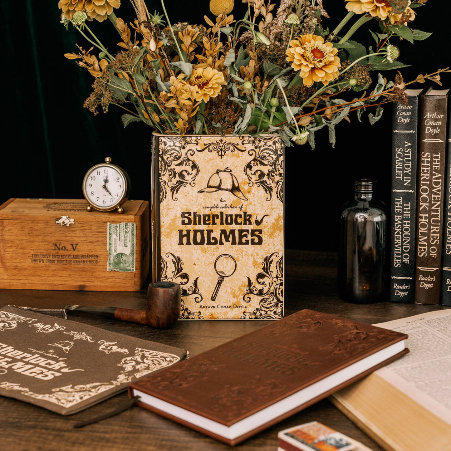 Large Book Vase, Sherlock Holmes
