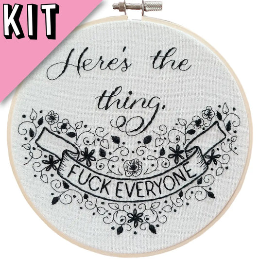 6’’ My Favorite Murder Embroidery Kit Beginner Friendly Kits