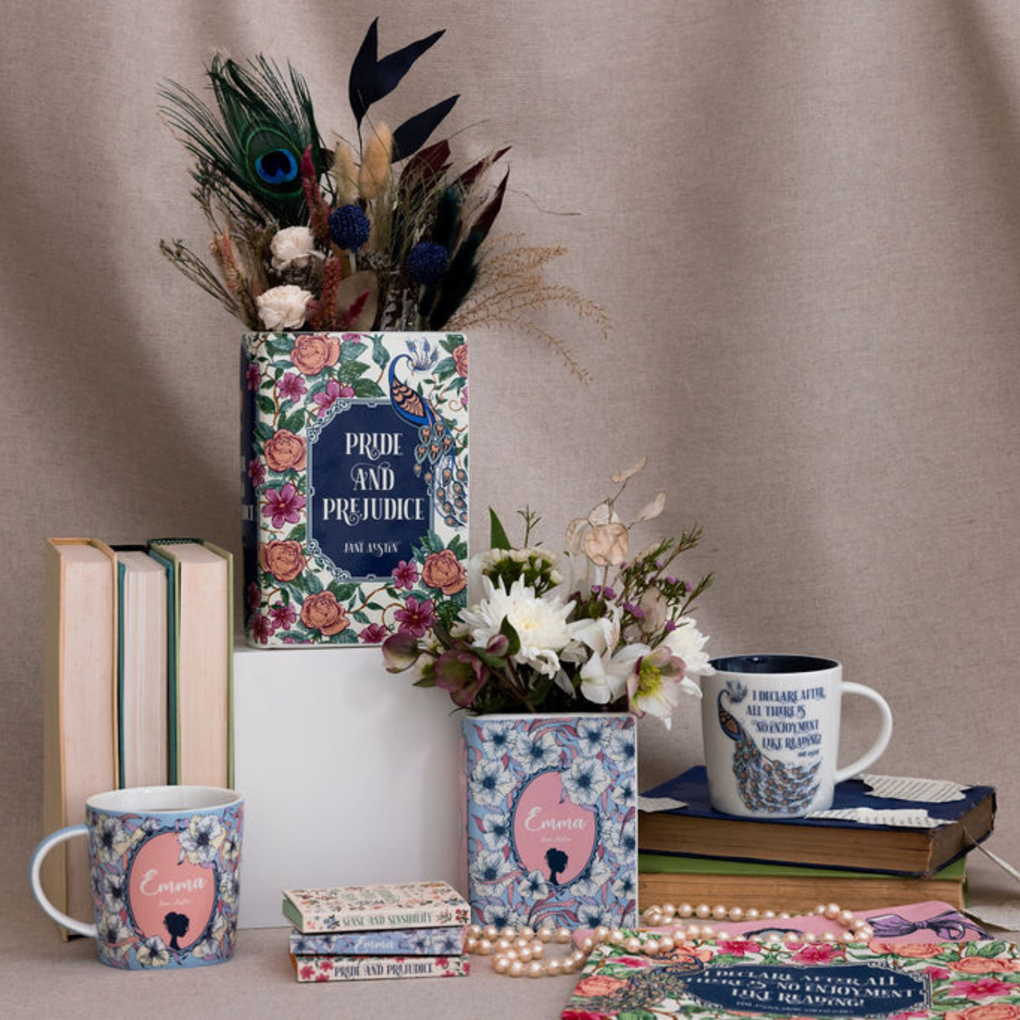 Large Book Vase, Pride and Prejudice