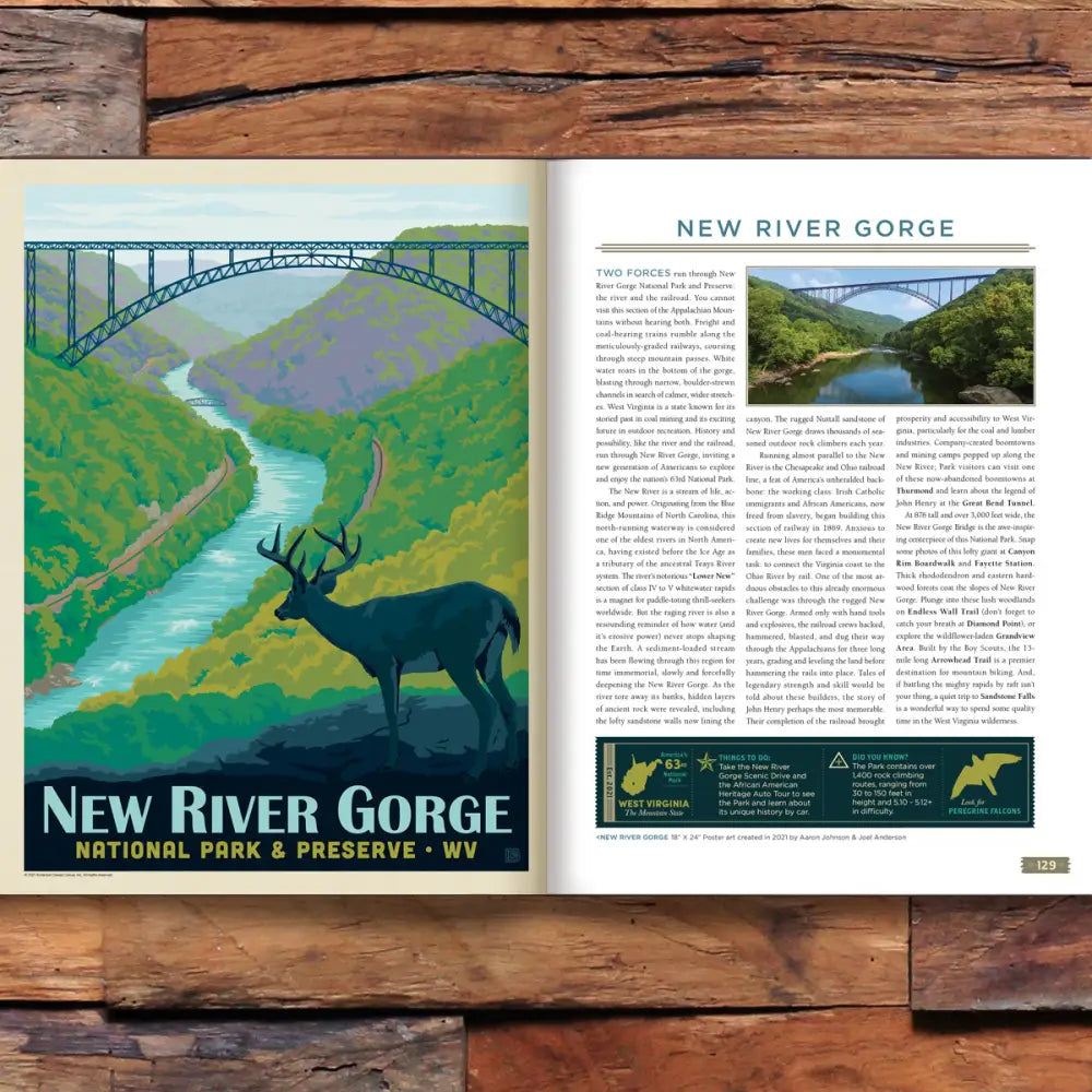 63 National Parks: Updated Edition HARD COVER Coffee Table Book (Best Seller!) Hard Cover Book Books and Gifts
