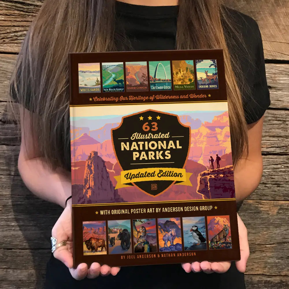63 National Parks: Updated Edition HARD COVER Coffee Table Book (Best Seller!) Hard Cover Book Books and Gifts