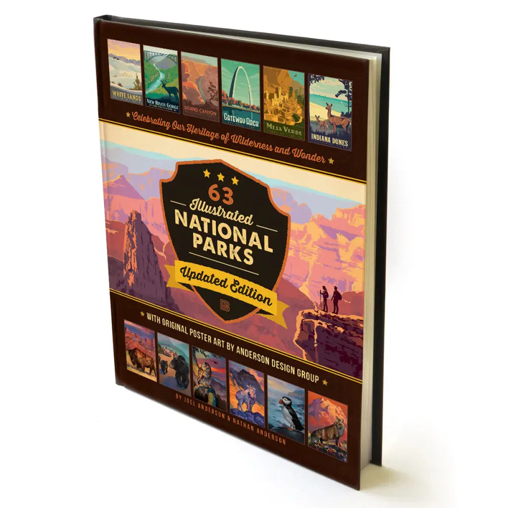 63 National Parks: Updated Edition HARD COVER Coffee Table Book (Best Seller!) Hard Cover Book Books and Gifts