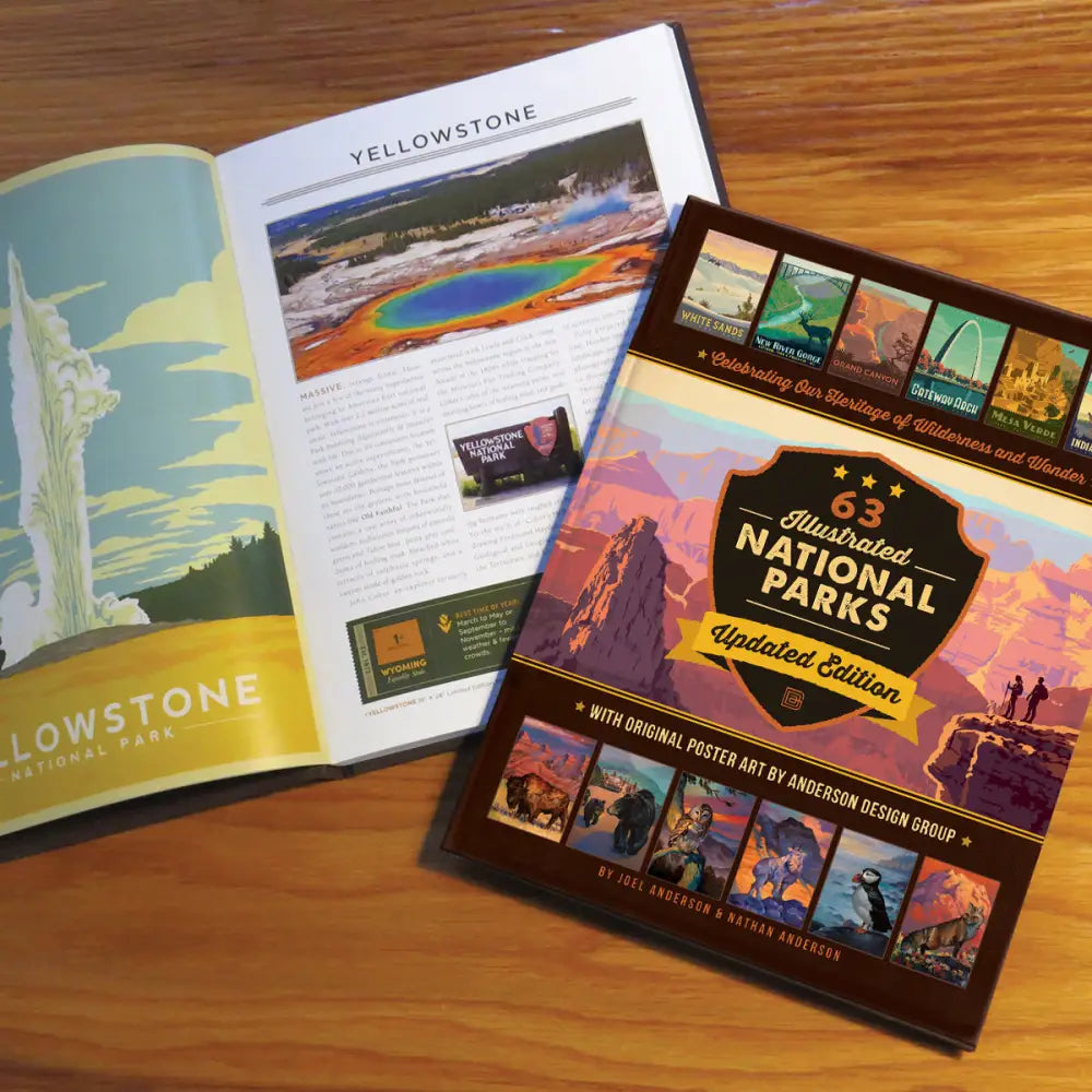 63 National Parks: Updated Edition HARD COVER Coffee Table Book (Best Seller!) Hard Cover Book Books and Gifts