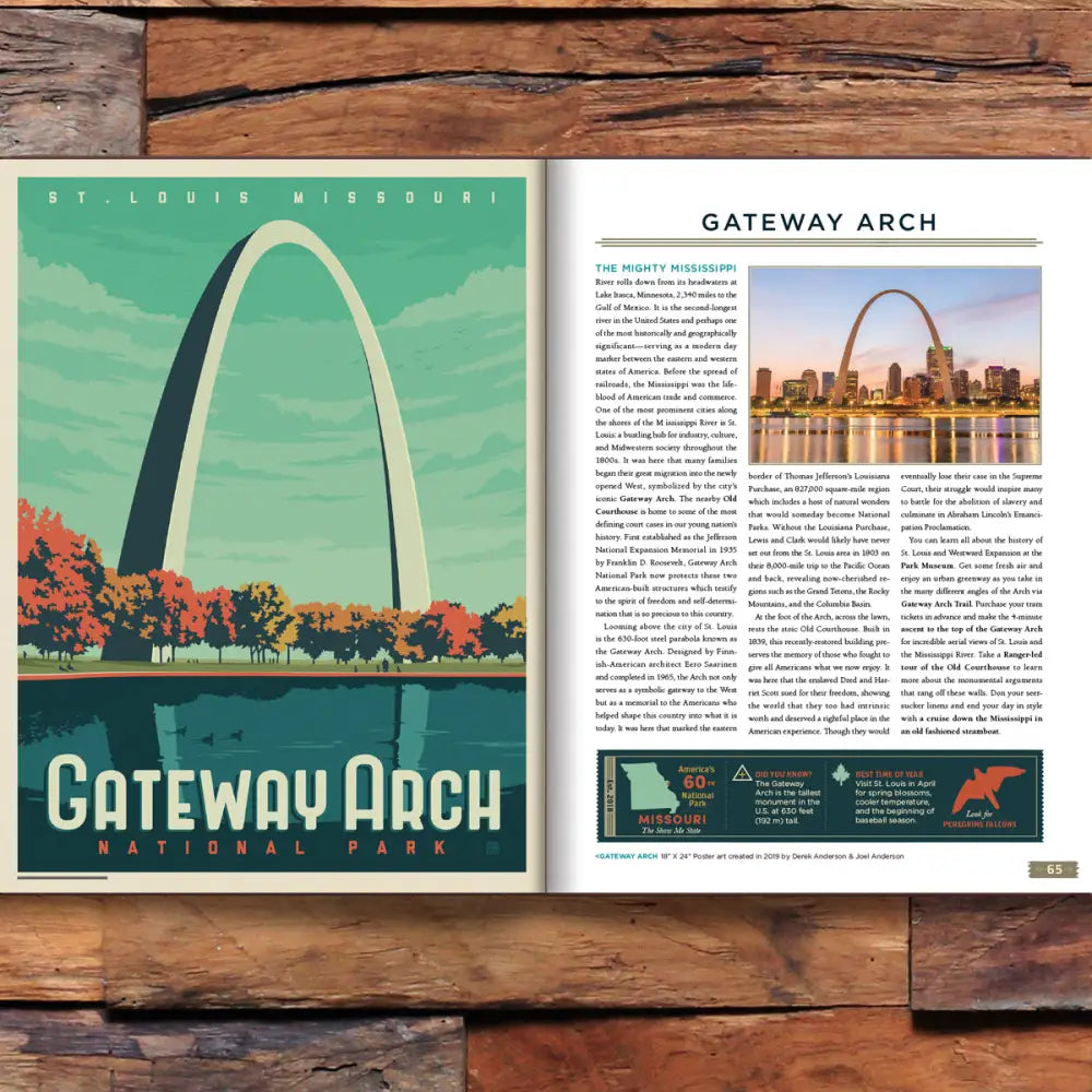 63 National Parks: Updated Edition HARD COVER Coffee Table Book (Best Seller!) Hard Cover Book Books and Gifts