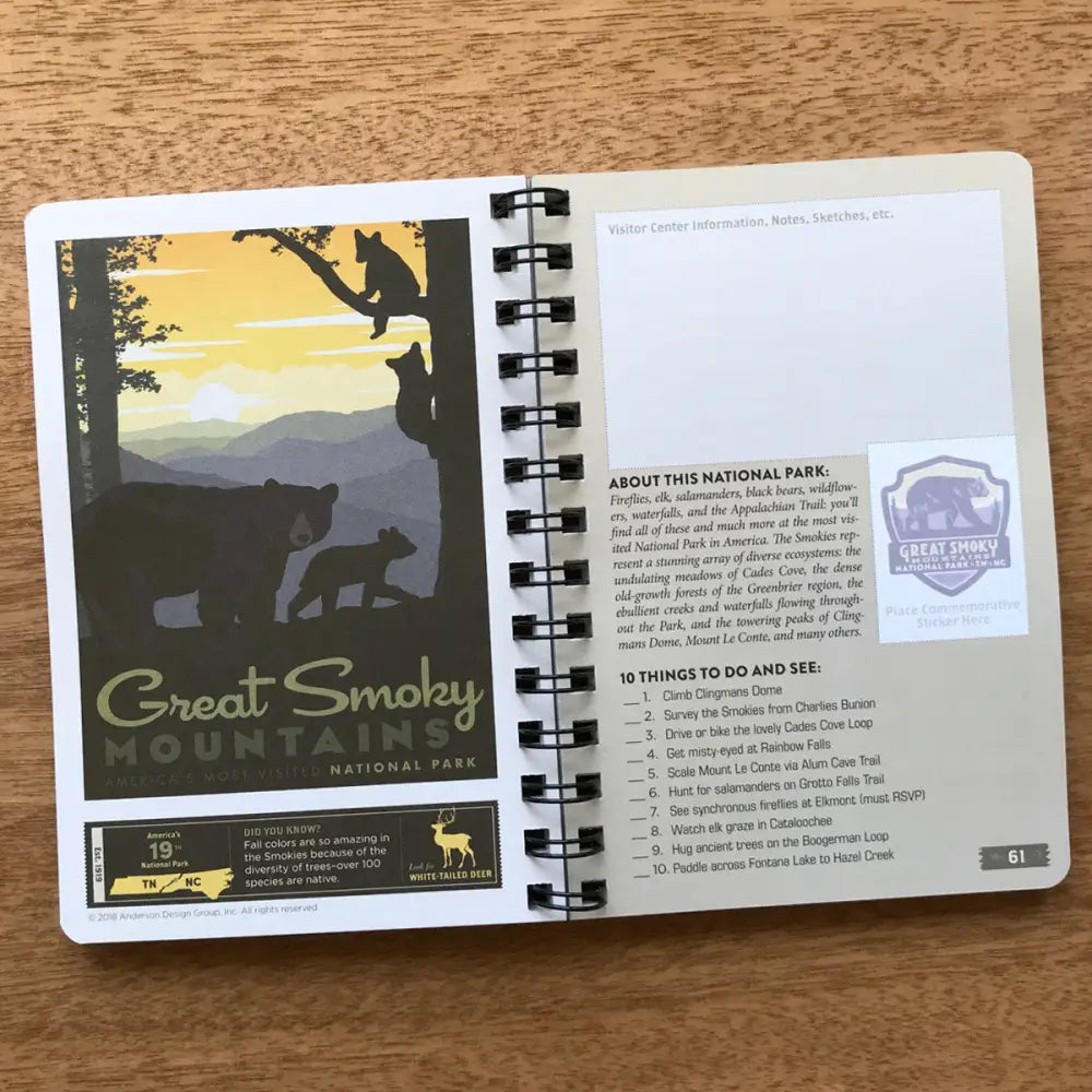 63 Park National Park Adventure Guide Book (Best Seller!) Books and Gifts