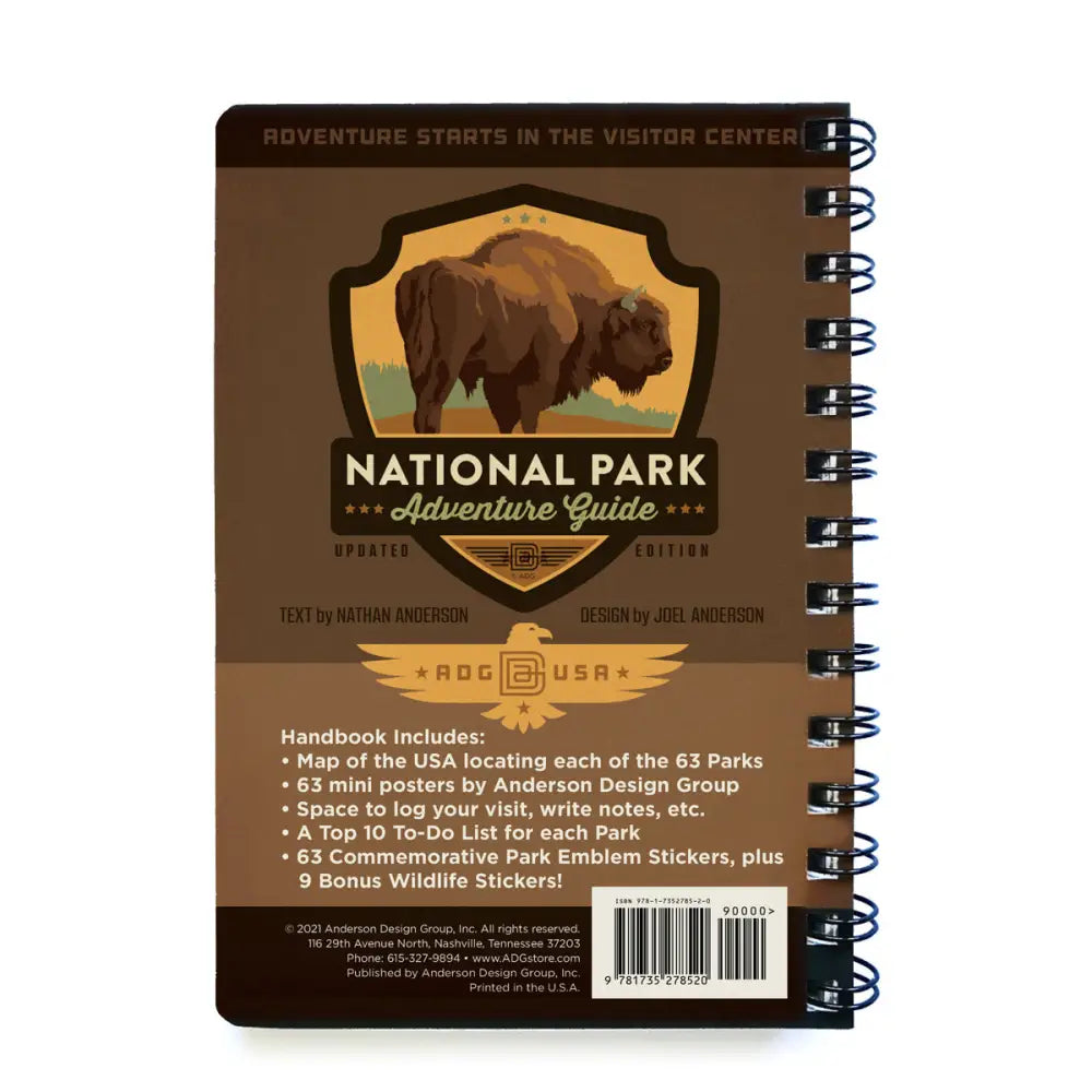 63 Park National Park Adventure Guide Book (Best Seller!) Books and Gifts