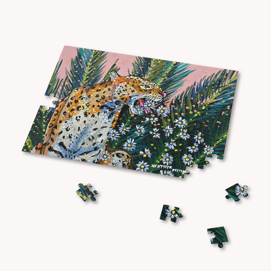 Jaguar Daisy Fine Art Puzzle