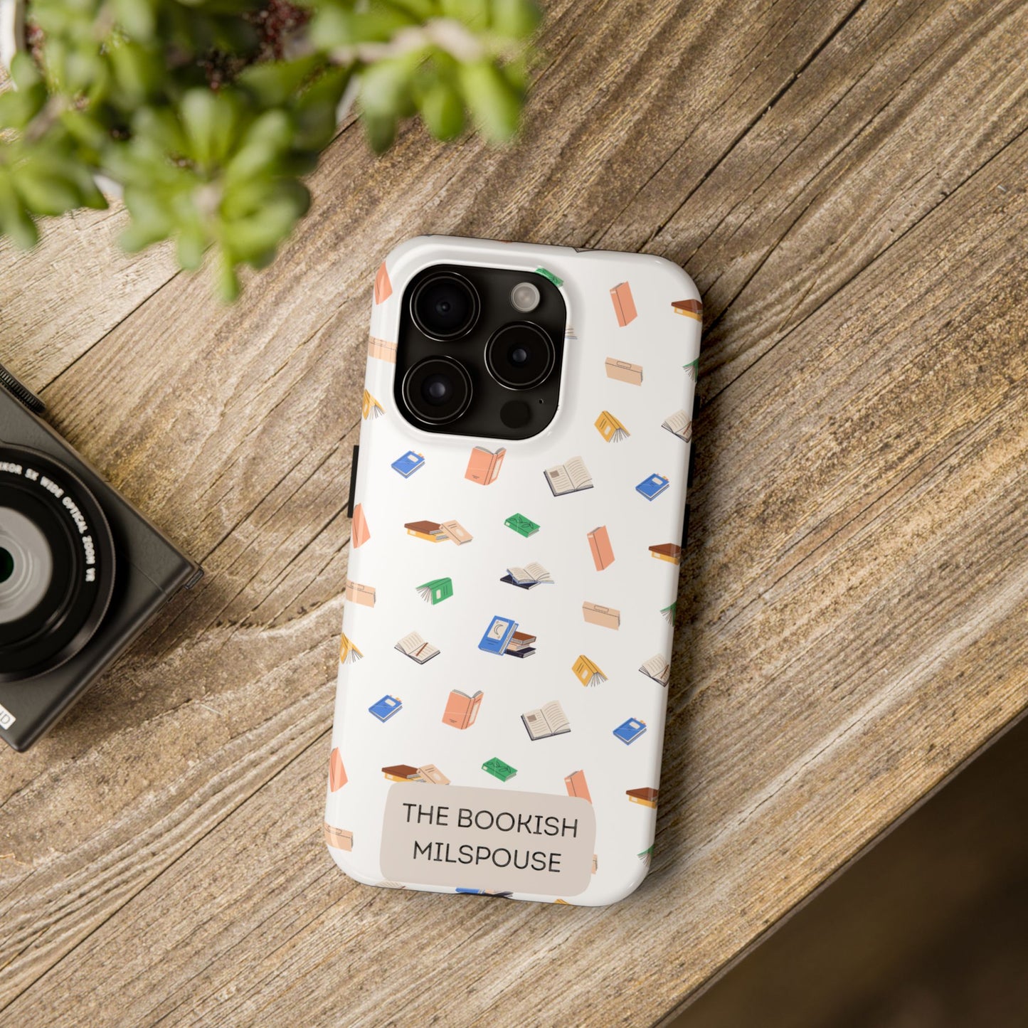 The Bookish Milspouse Tough Phone Cases - Creative By Sanchez