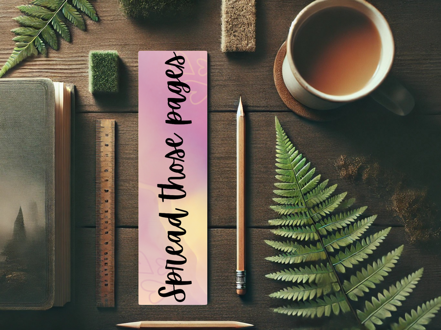 Spread Those Pages Bookmark | Spicy Bookish Gift | Smutty Romance Bookmark | Laminated Bookmark | Book Girlie Merch