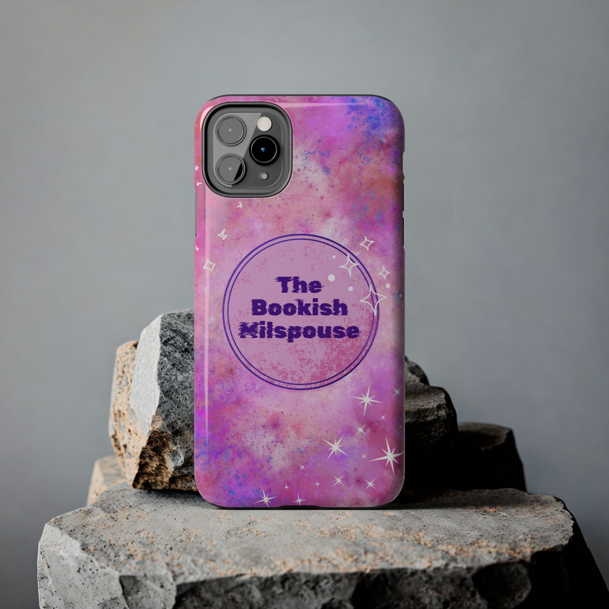 The Bookish Milspouse Pink Sky Tough Phone Cases - Creative By Sanchez