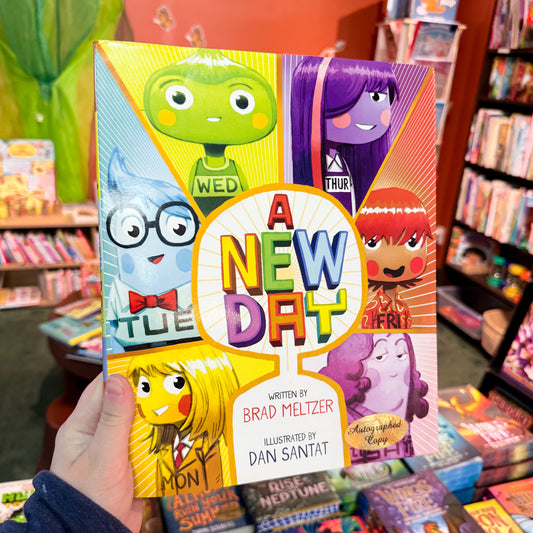 A New Day by Brad Meltzer, Dan Santat (SIGNED)