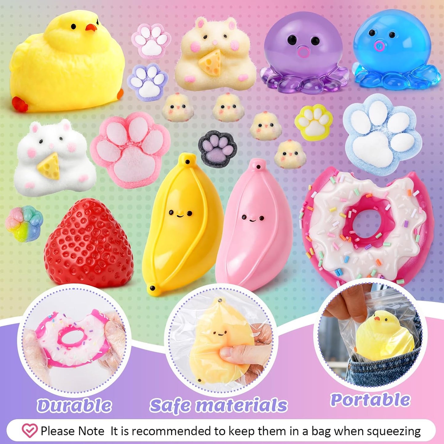Squishy, Taba style, Fidget Toys