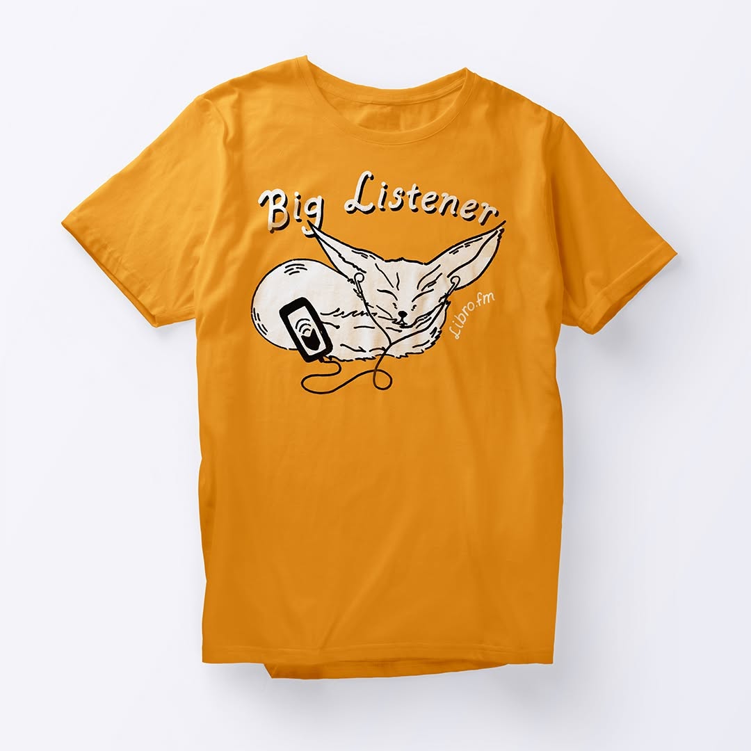 Big Listener Libro.fm T-Shirt