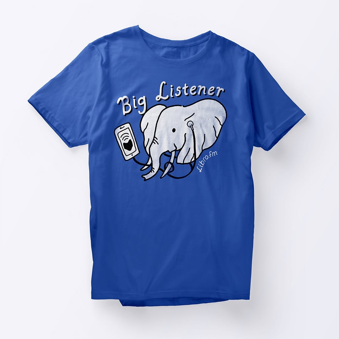Big Listener Libro.fm T-Shirt