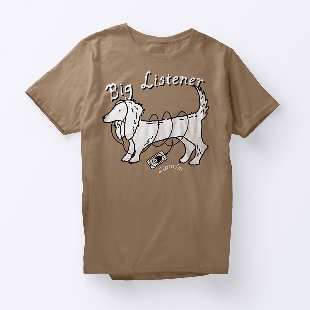 Big Listener Libro.fm T-Shirt