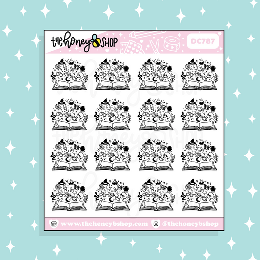 Books are Magic Doodle Sticker