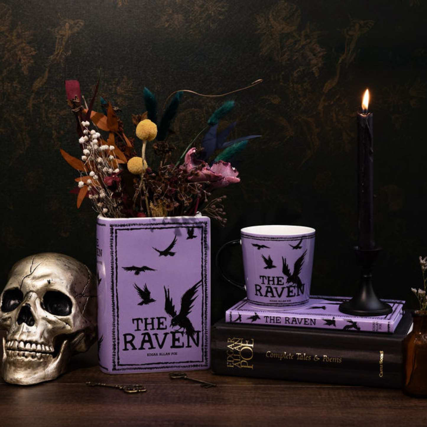 Large Book Vase, The Raven