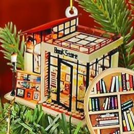 Book Lovers Christmas Ornament – Single Ornament