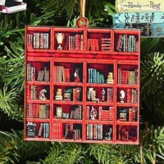 Book Lovers Christmas Ornament – Single Ornament