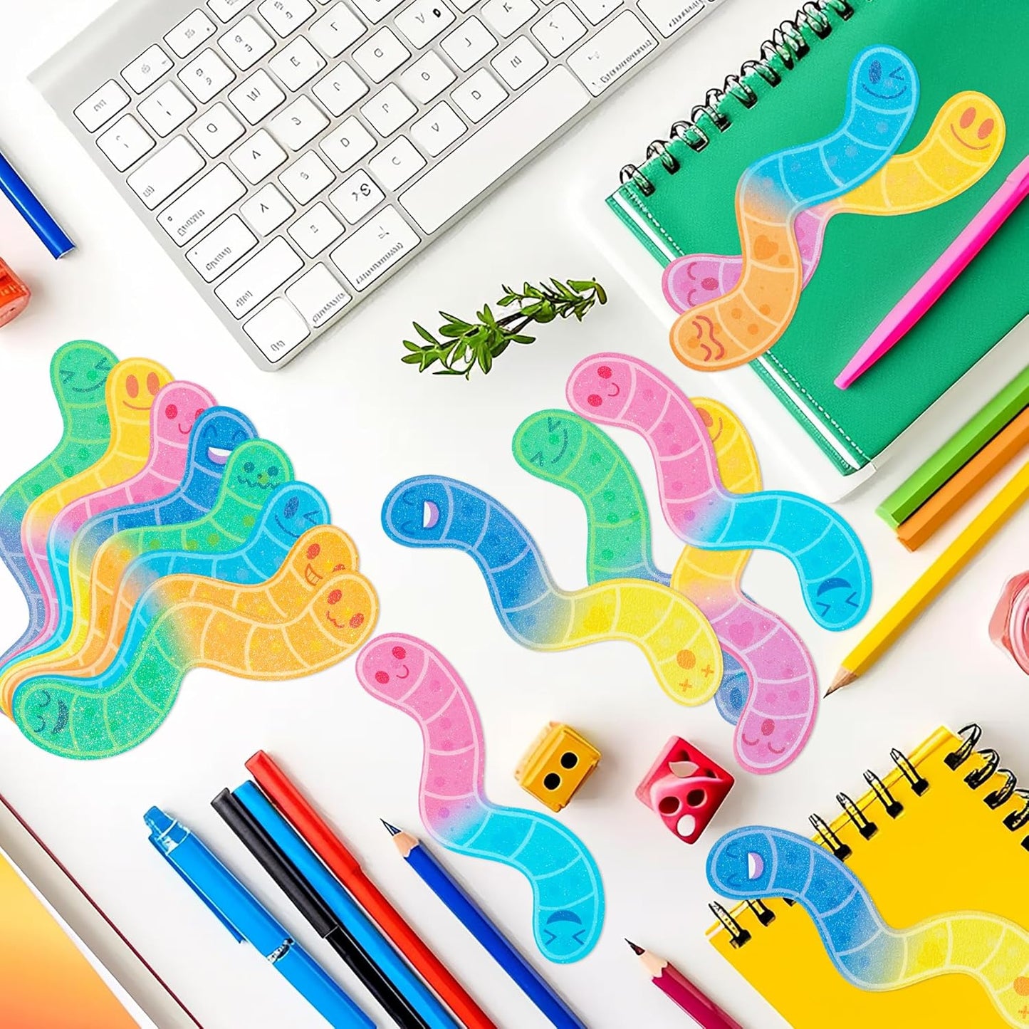 Wormy Bookmarks