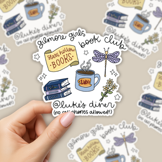 Gilmore Girls Book Club Sticker