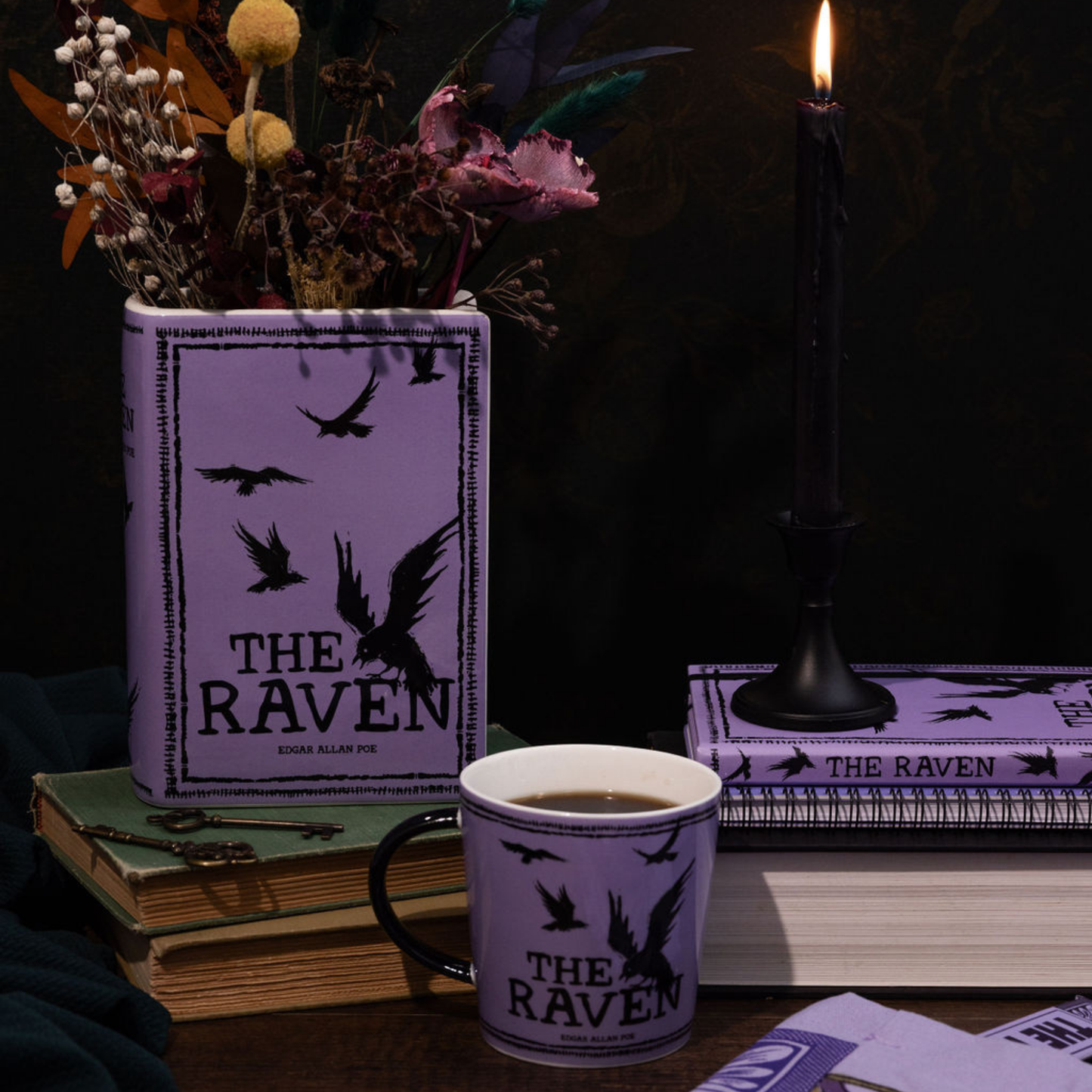 Large Book Vase, The Raven