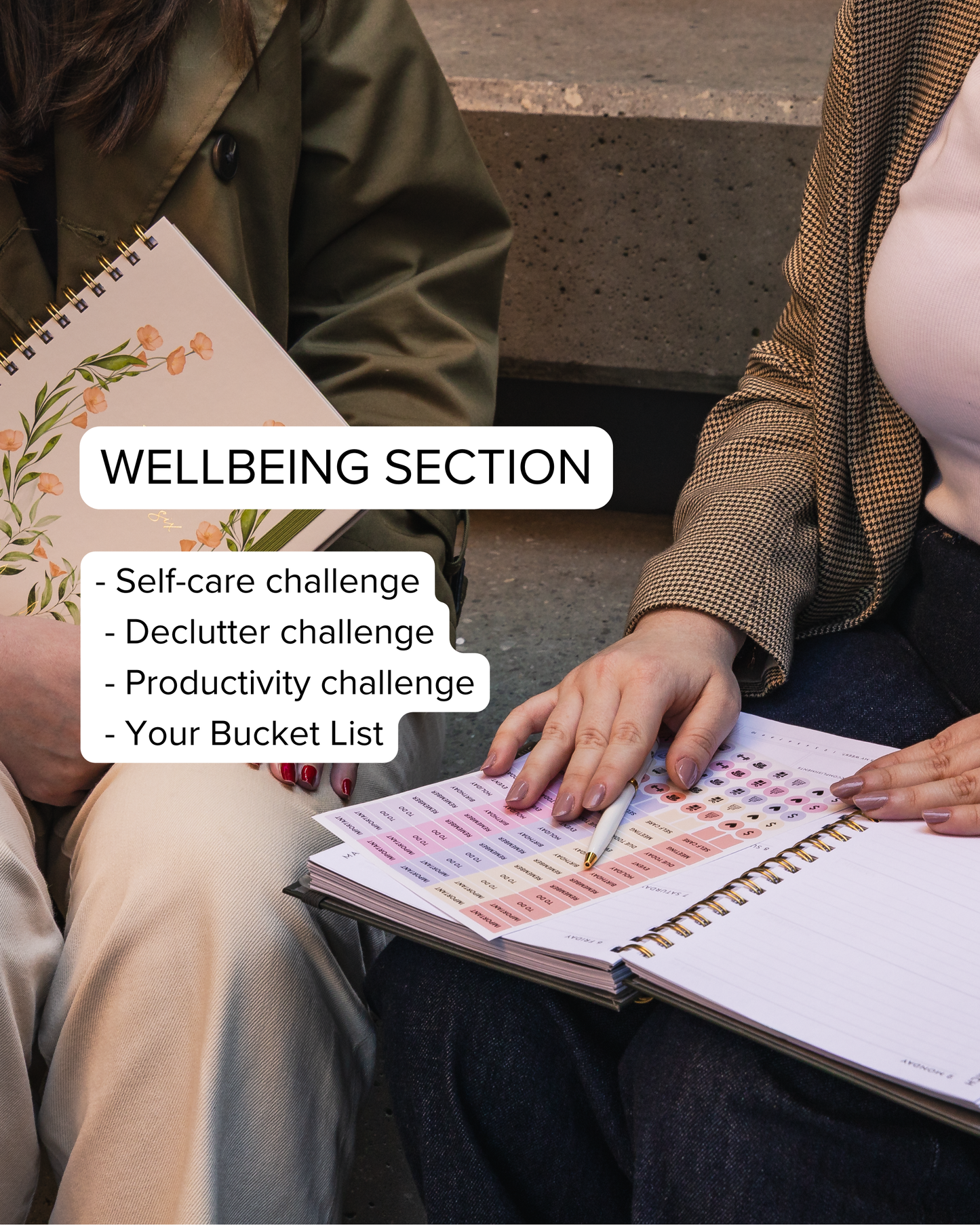 Smart Women Society - B5 Week-to-View - 2026 Calendar Year Diary/Planner - Beige