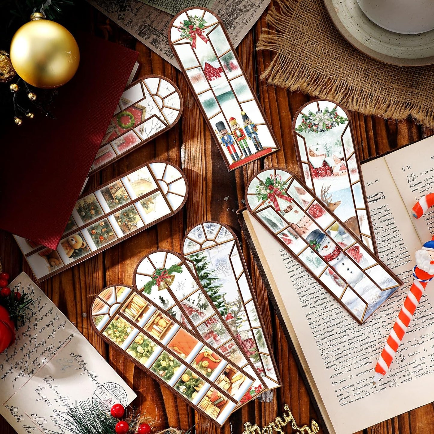 Christmas-Themed Bookmark – Single Bookmark