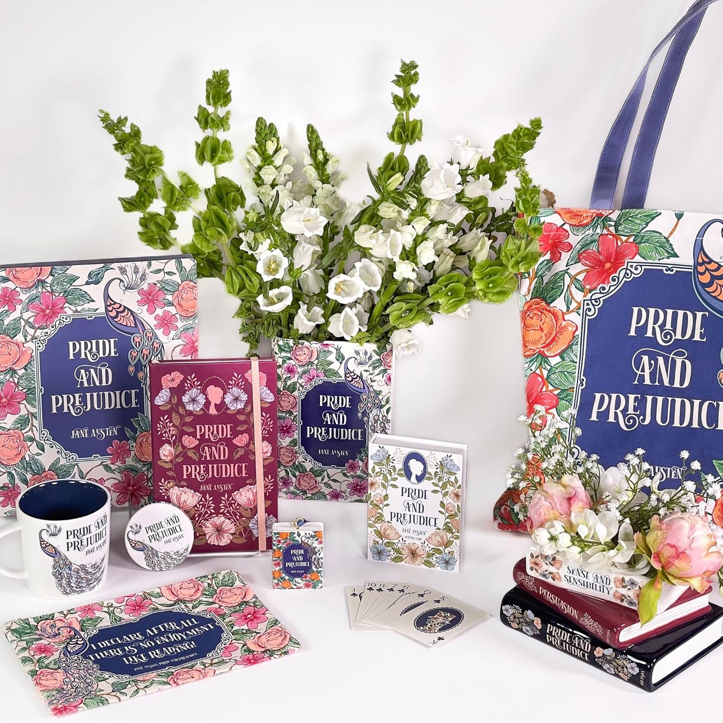 Stacked Books Planter, Jane Austen
