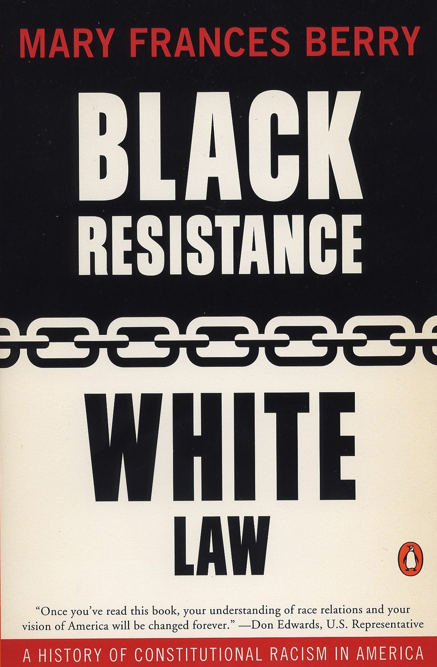 Black Resistance/White Law - A History of Constitutional Racism in America