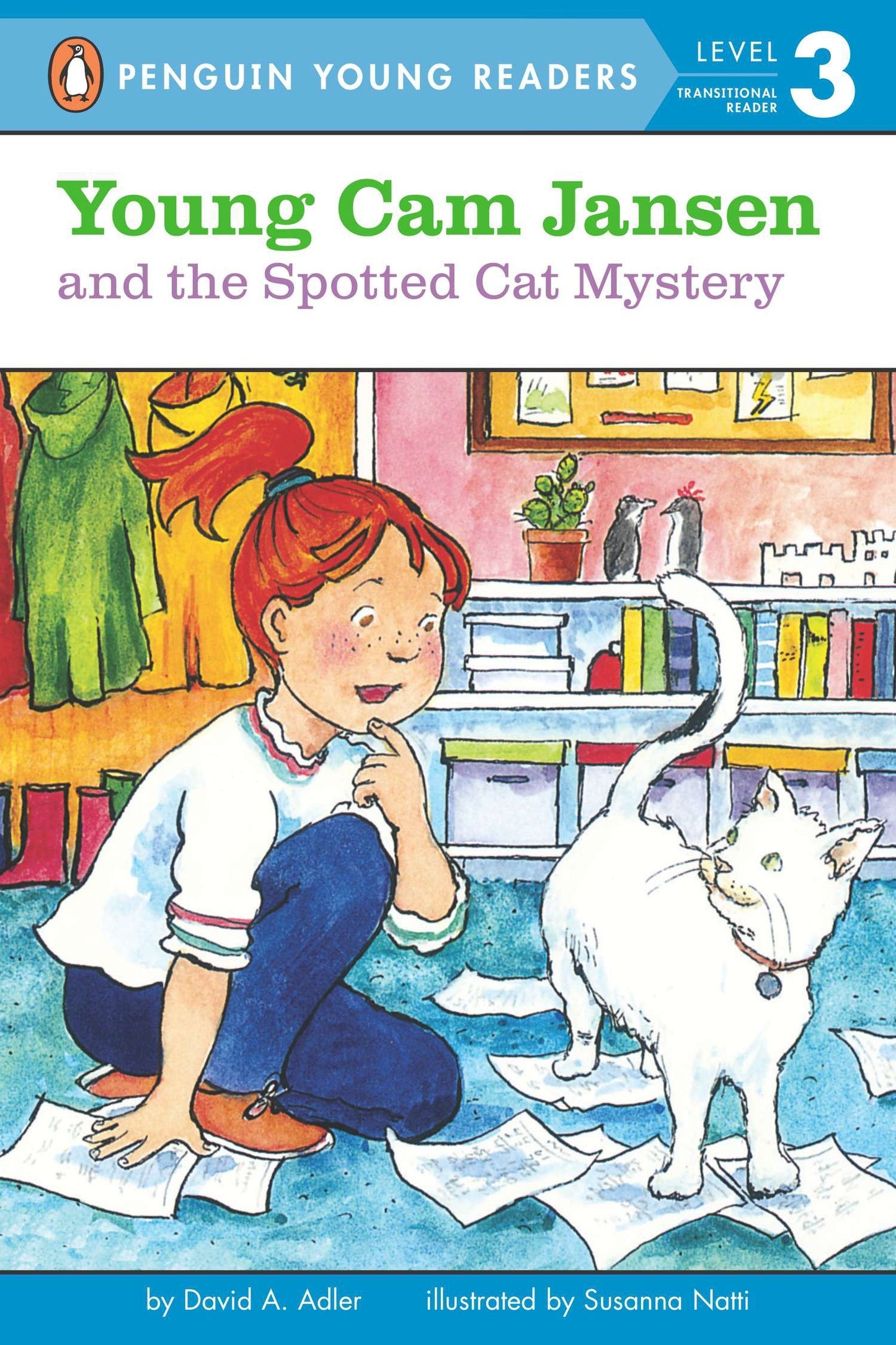 Young Cam Jansen and the Spotted Cat Mystery (Young Cam Jansen) (Book:12)