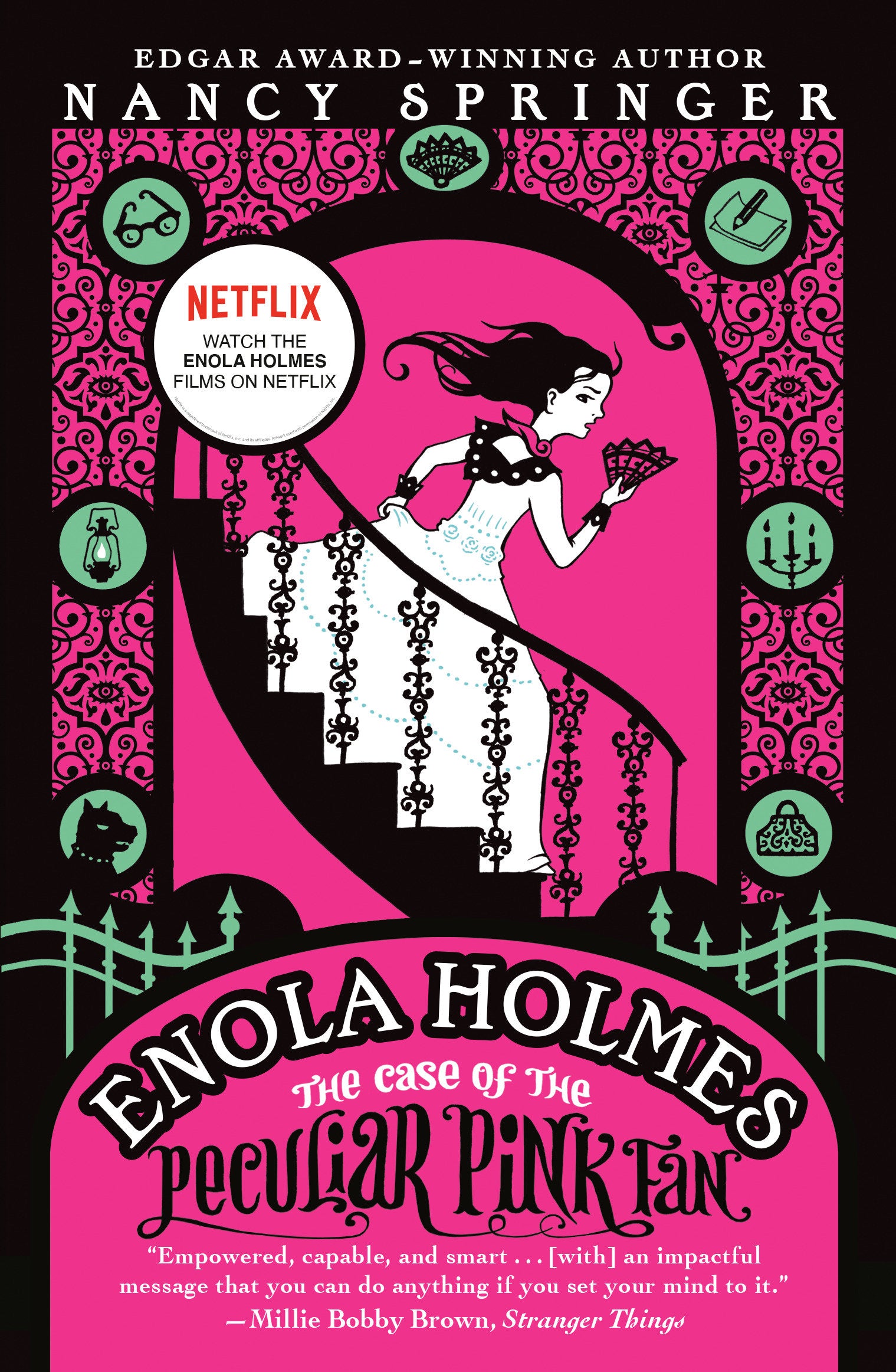 Enola Holmes: The Case of the Peculiar Pink Fan (An Enola Holmes Mystery) (Book:4)