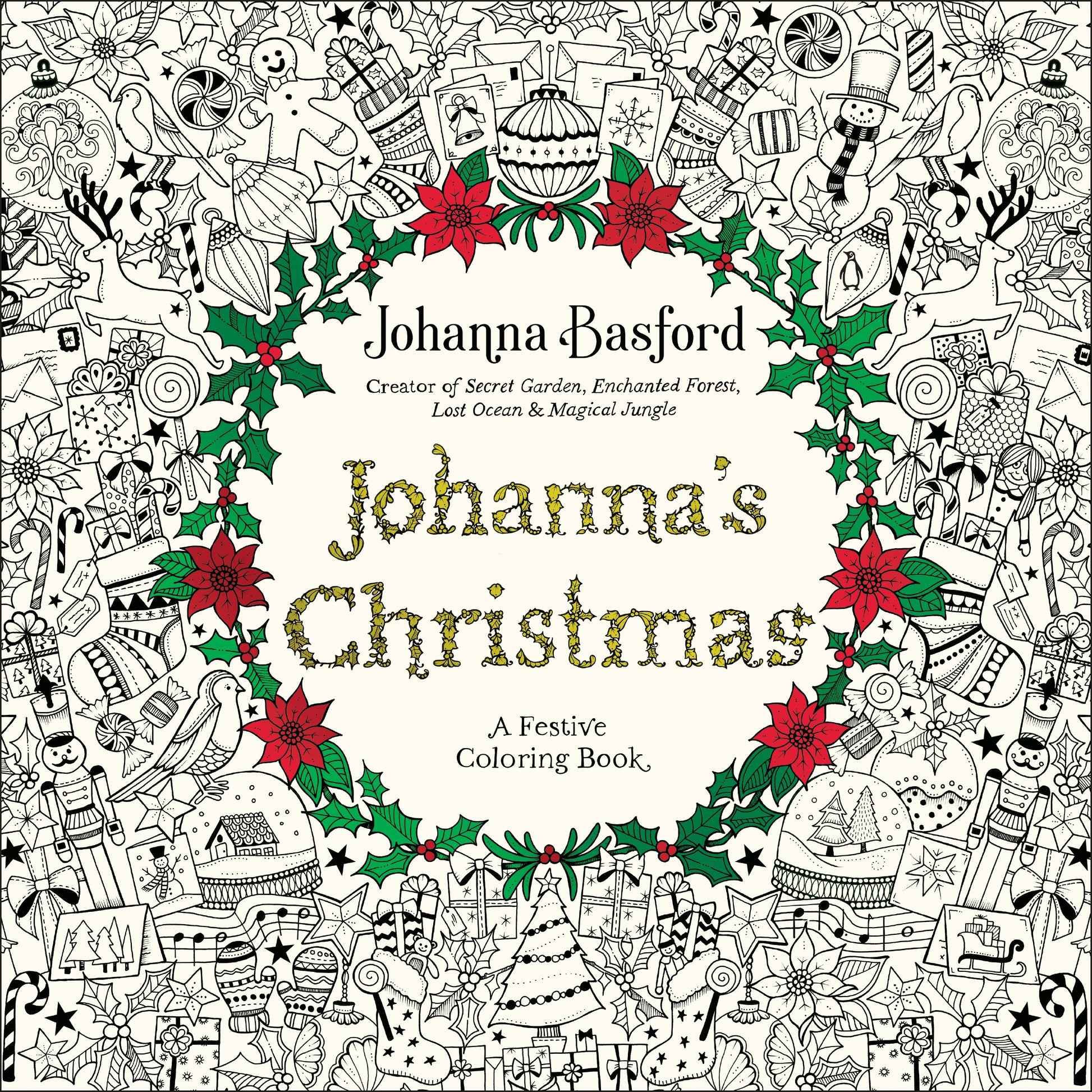 Johanna's Christmas - A Festive Coloring Book for Adults