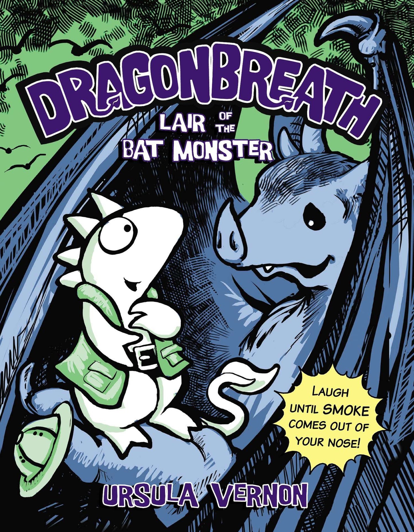 Dragonbreath #4 - Lair of the Bat Monster (Dragonbreath) (Book:4)