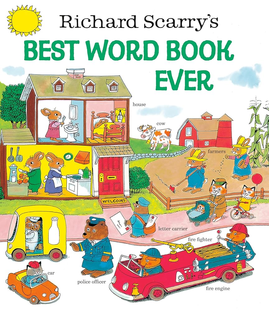Richard Scarry's Best Word Book Ever (Giant Golden Book) by Richard Scarry, Golden Books