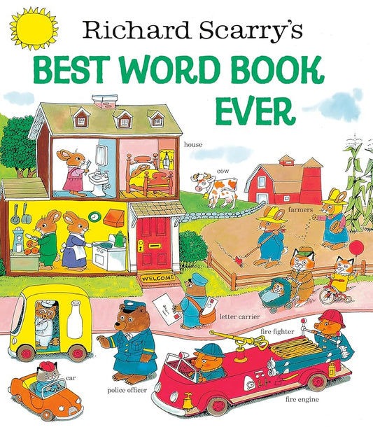 Richard Scarry's Best Word Book Ever (Giant Golden Book) by Richard Scarry, Golden Books