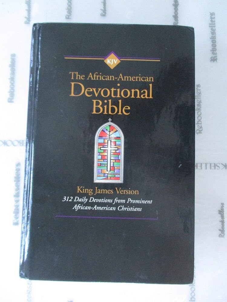 KJV African-American Devotional Bible Hardcover by Zondervan
