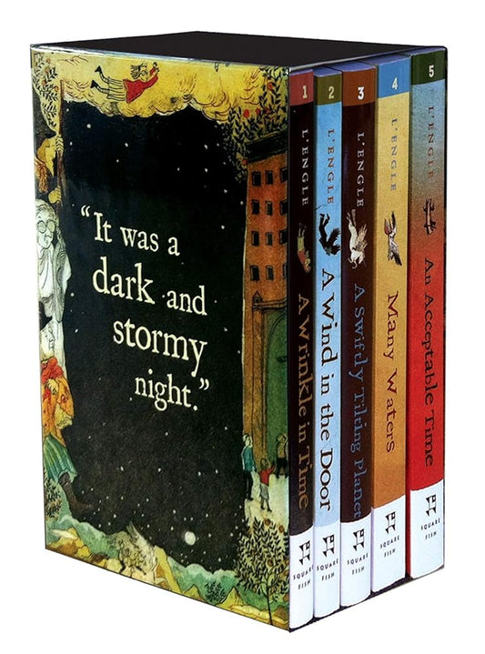 The Wrinkle in Time Quintet Boxed Set (A Wrinkle in Time, A Wind in the Door, A Swiftly Tilting Planet, Many Waters, An Acceptable Time) by Madeleine L'Engle
