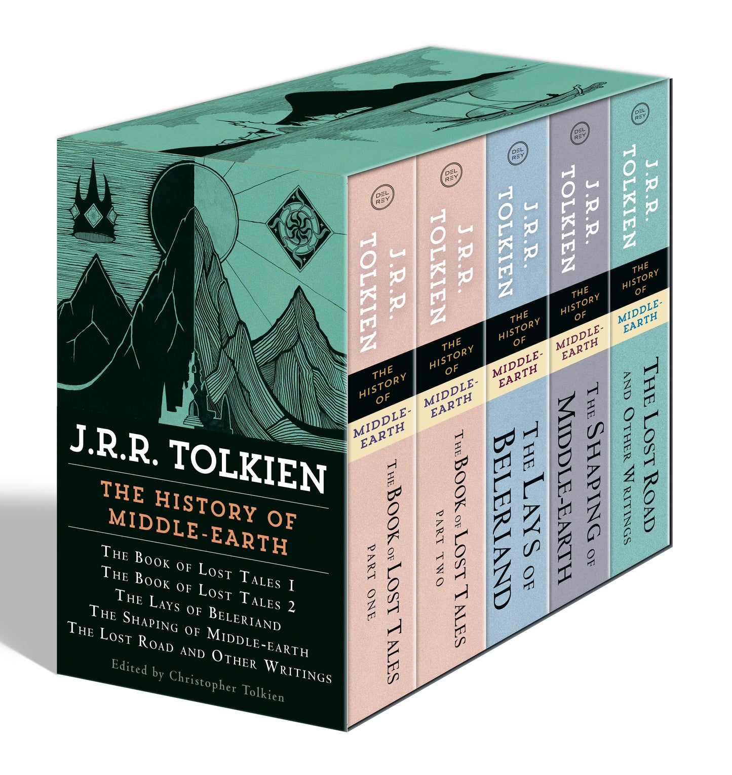 The History of Middle-earth 5-Book Boxed Set - The Book of Lost Tales 1, The Book of Lost Tales 2, The Lays of Beleriand, The Shaping of Middle-earth, The Lost Road and Other Writings
