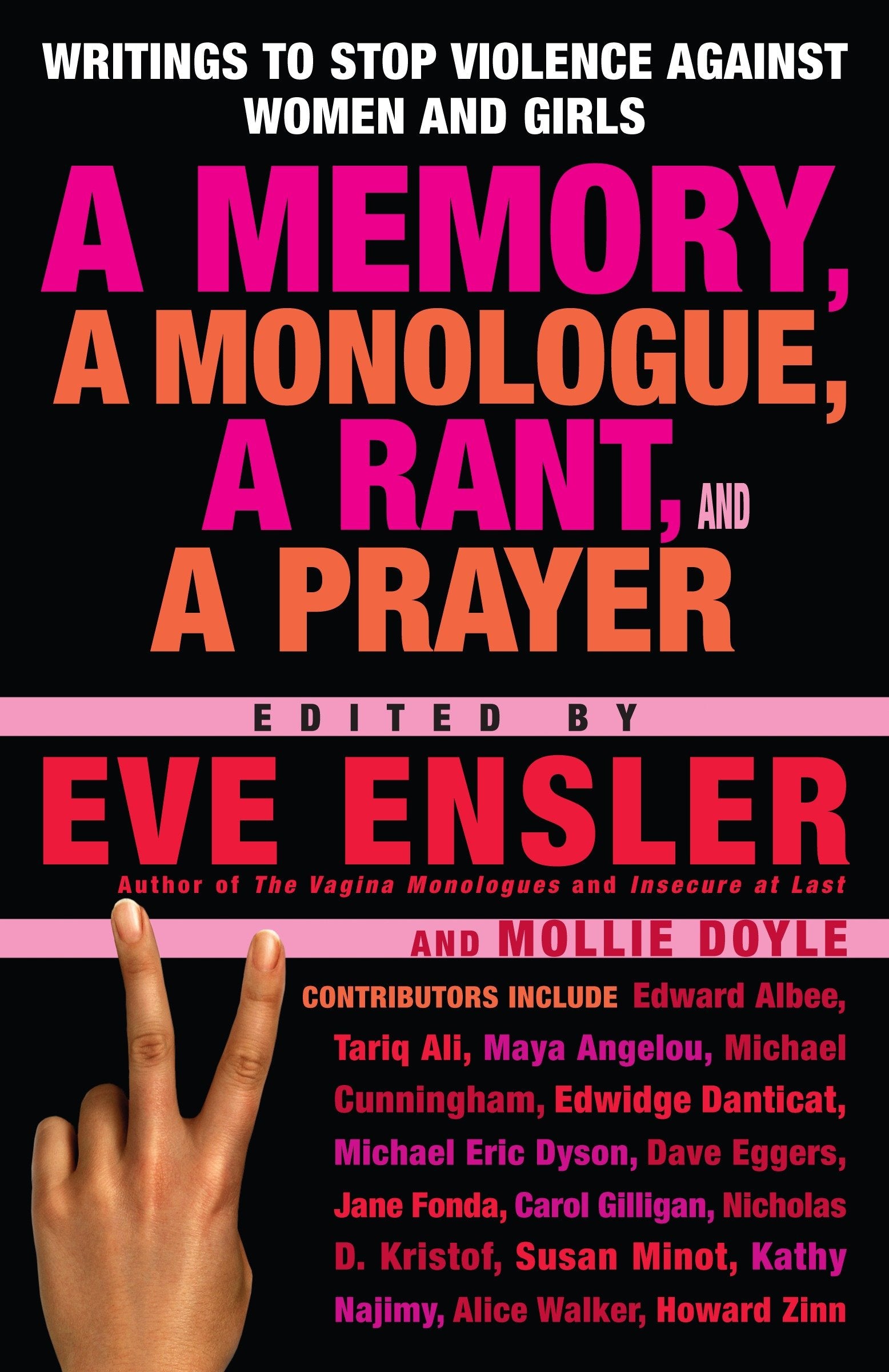 A Memory, a Monologue, a Rant, and a Prayer - Writings to Stop Violence Against Women and Girls